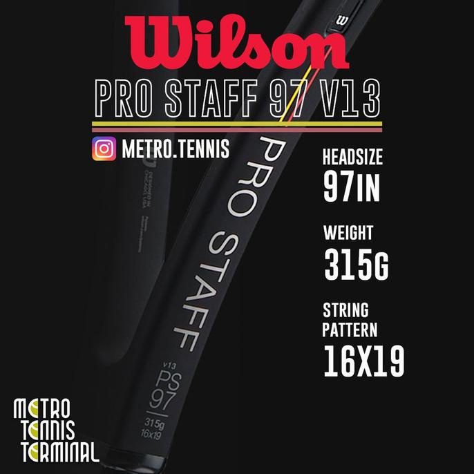 Sale Wilson Pro Staff 97 v13 2021 ( Raket Tenis Prostaff )