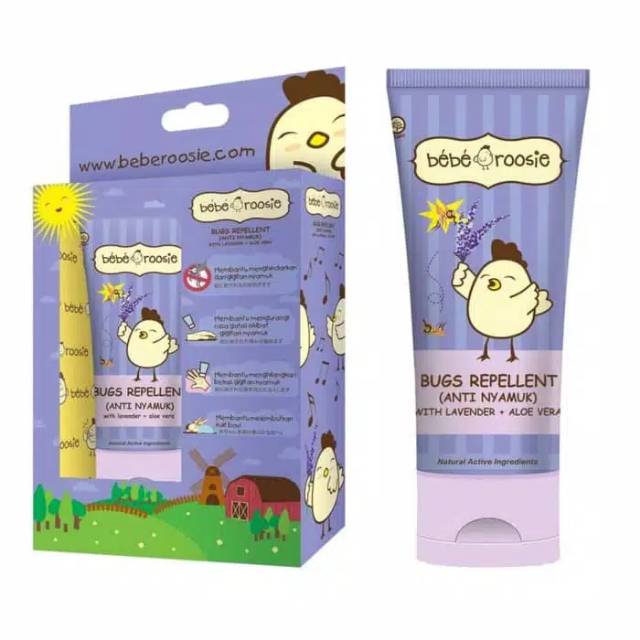 BEBE ROOSIE telon cream lavender 60 gr / telon cream anti nyamuk