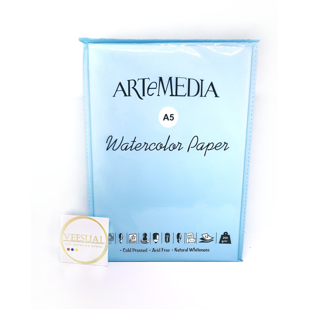 

Watercolor Paper Artemedia A5 - Kertas cat air
