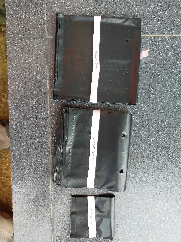 Polybag/ Polibek Tanaman Ukuran 25x25 (uk Lipat 25 Cmx 12,5 Cm) Per Lembar [min. Order 5 Lembar]