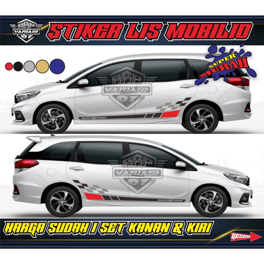 stiker Lis Mobil , stiker cutting lis mobil // bisa untuk semua mobil