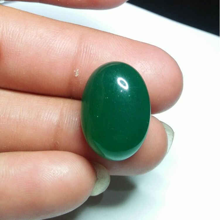 Batu Akik Bacan Ijo Botol - Batu Olahan