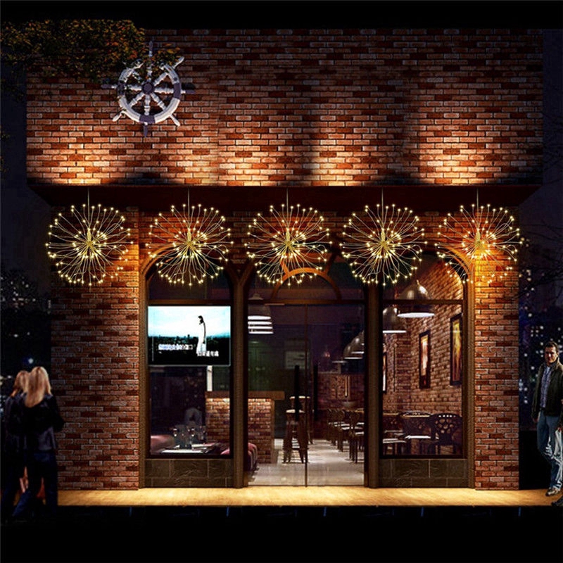 Lampu Tumblr 100 / 120 / 150 / 180-led Tenaga Surya Tahan Air Untuk Dekorasi Natal / Tahun Baru