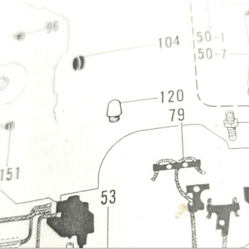 143713-101 Kaca Oil / Oil CAP - 814