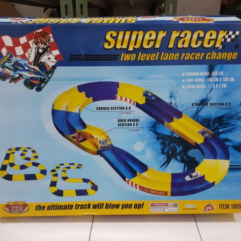 Mainan Track Tamiya 2 Jalur Lintasan - Track Mobil Tamiya 4Wd