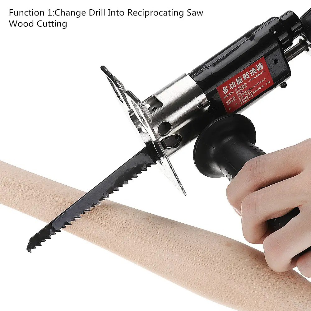 DRILLPRO Multifunction Reciprocating Changeable Saw Attachment