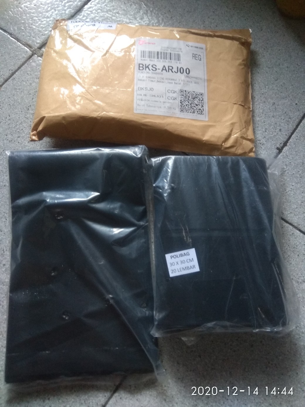 Polibag 30 X 30 Cm Hitam Tebal 20 Lembar Termurah