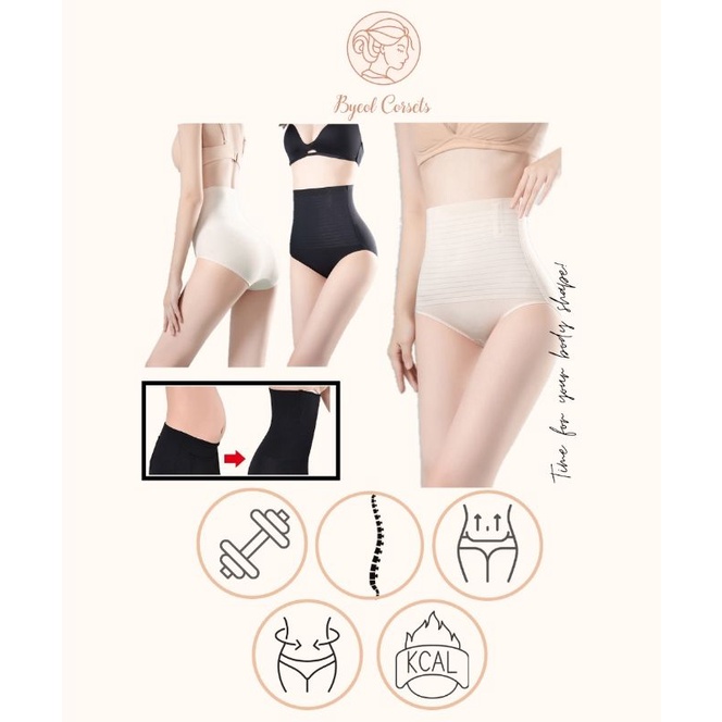 Byeol Corsets Slimming Corset Korset Kolor Pelangsing Underwear Shaper Seamless Kolor Tipis Celana Dalam Korset Ultra Thin Tipis Seamless