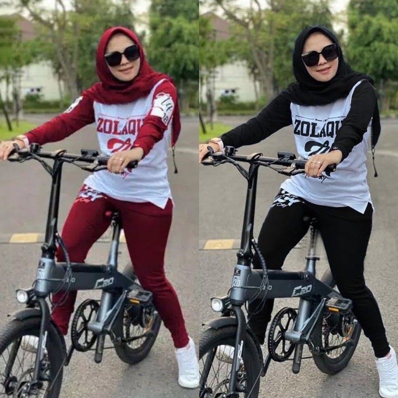 SET GOWES ZLQ EVERYDAY READY 8W / TRAINING SET MONIC / PAKAIAN WANITA / SETELAN MUSLIM WANITA