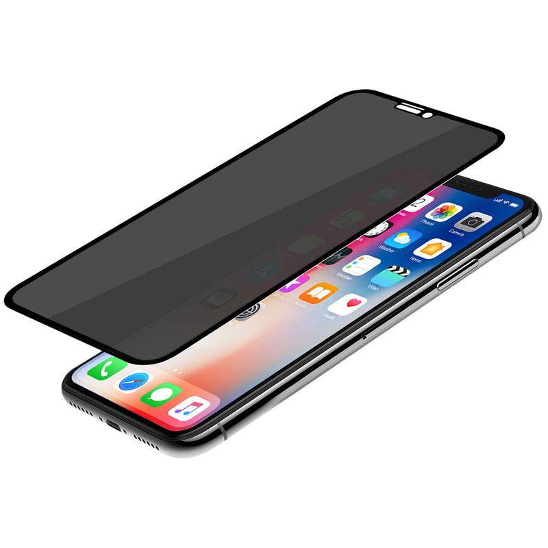 Pelindung Layar Tempered Glass Warna Hitam Untuk iPhone 13 12 11 Pro Max Mini X XR XS Max 7 8 6 6s Plus SE 2020 2022