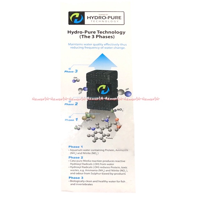 Ocean Free Hydra 20 Aquatic Depurator Alat Penjernih Air Akuarium Oceanfree Alat Filter Aquarium Tidak Berisik