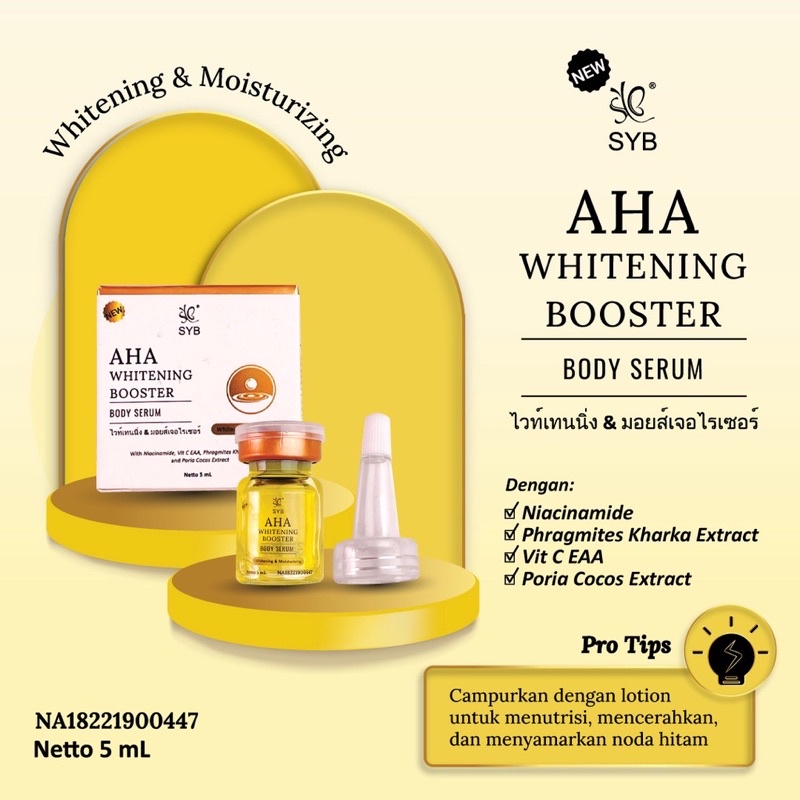 SYB AHA Whitening Booster Body Serum