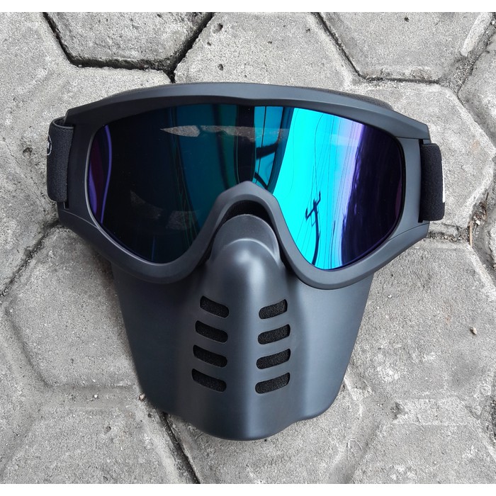Gogglemask Goggle Google Mask Kacamata Helm Scott Pelangi Scoot