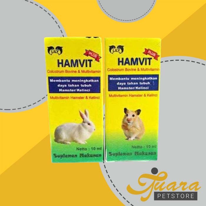 Vitamin Hamster / Kelinci Hamvit - Multivitamin Penafsu Makan Suplemen