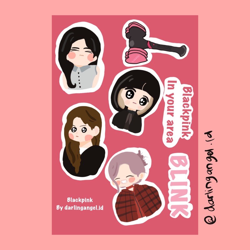 Blackpink Sticker  Jisoo Jennie Rosé Lisa Stiker BP