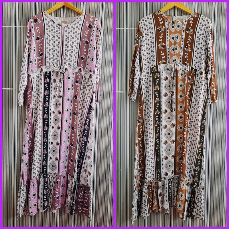 Gamis Jumbo Salur Bunga