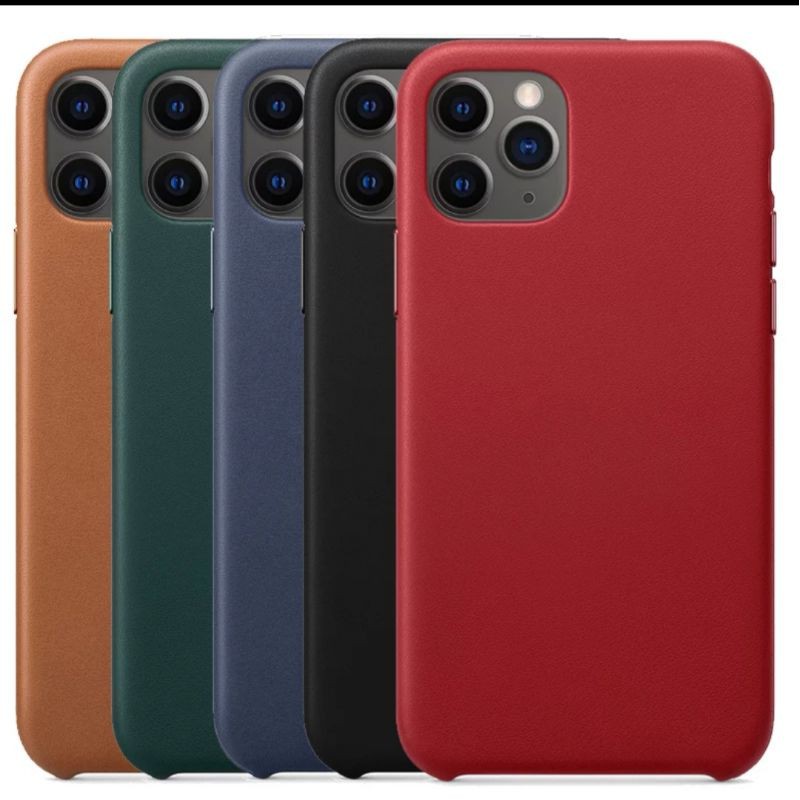 Case Iphone 12pro 12mini 12 Mini Pro Max PU Leather Cover Kulit Casing Hardcase Elegan Warna