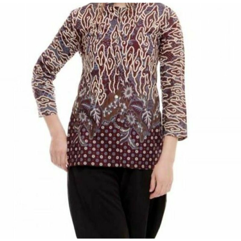 BajuBatikMegaMendungCoklatWanita