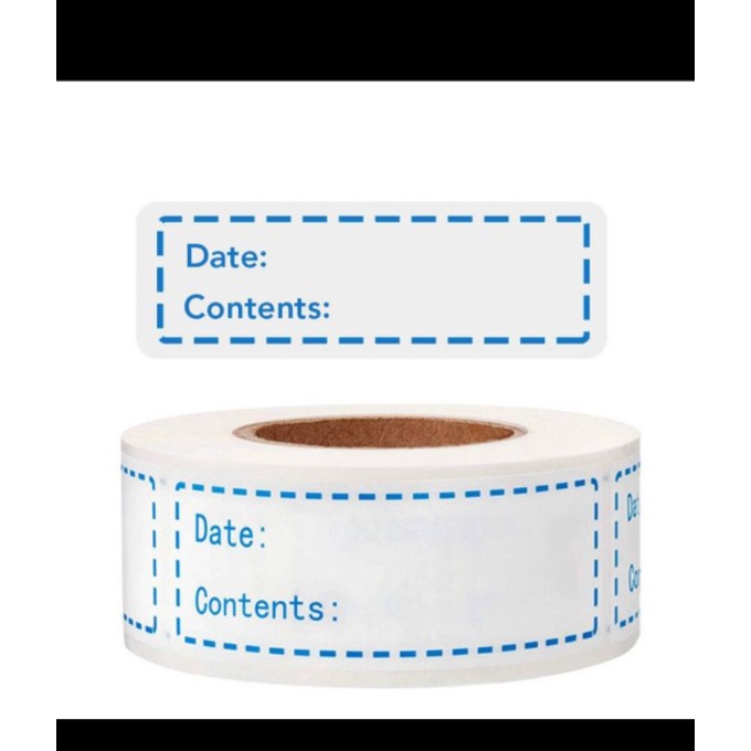 

stiker label penamaan tanggal produksi exp produk