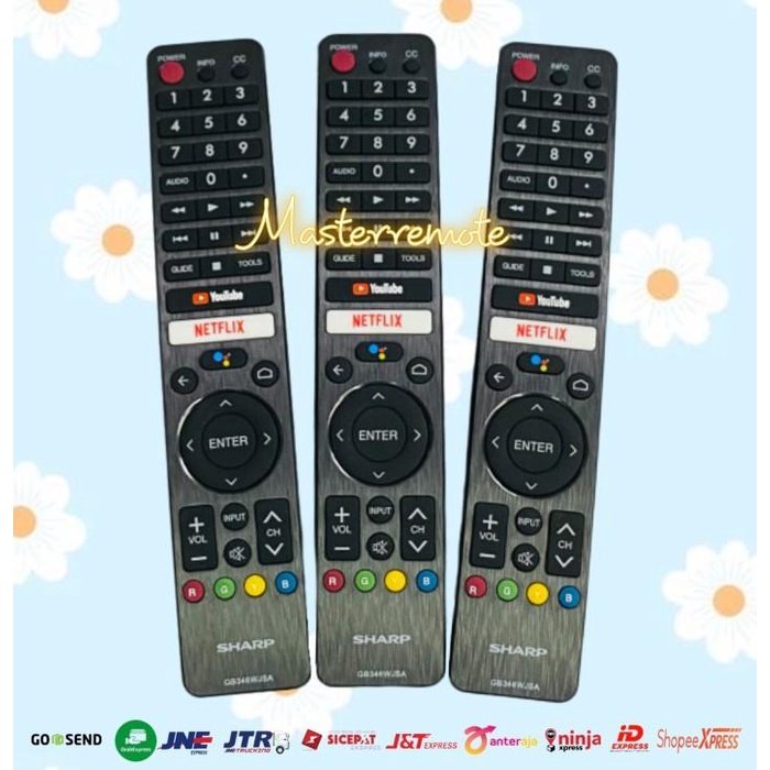 REMOT REMOTE TV SHARP SMART TV / SHARP ANDROID GB346WJSA ORIGINAL