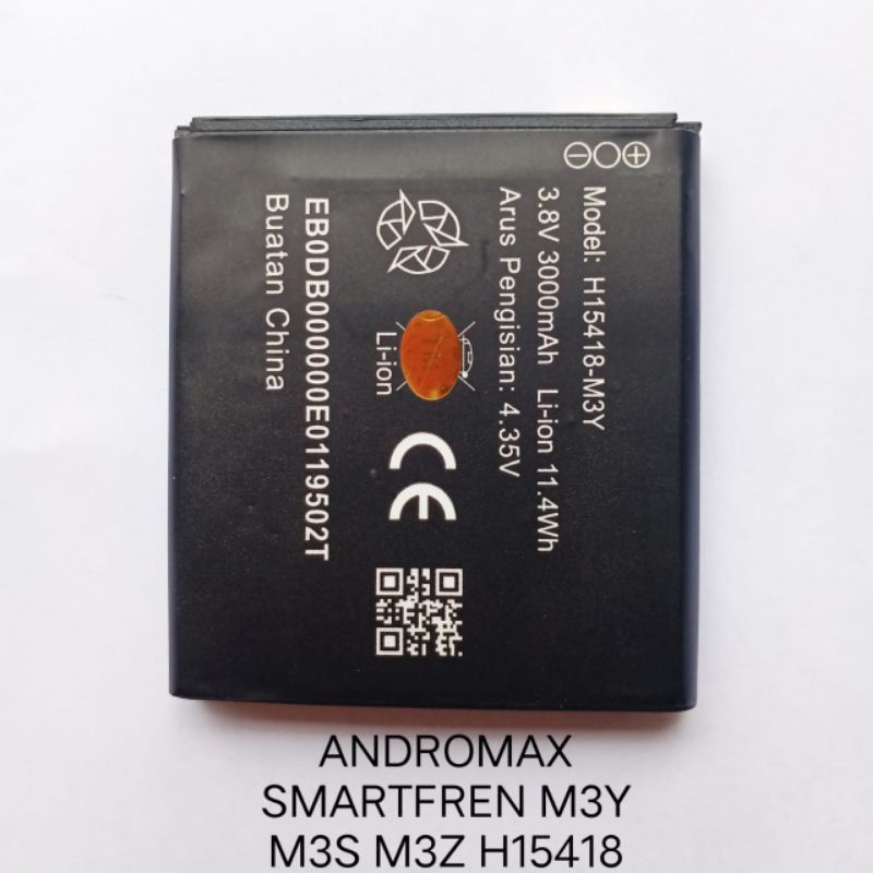 Baterai Andromax Smartfren M3Y M3S M3Z H15418 Modem Mifi Wifi batre Baterray batere batrei batray