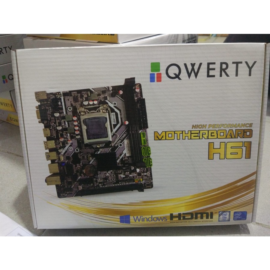 MOBO H61-NVME SOCKET 1155 DDR3 QWERTY