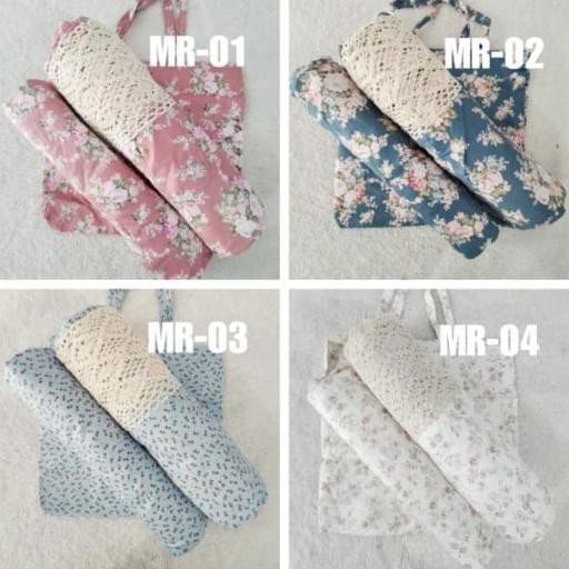 Ori&Terjamin Mukena Katun Jepang Premium Renda Besar