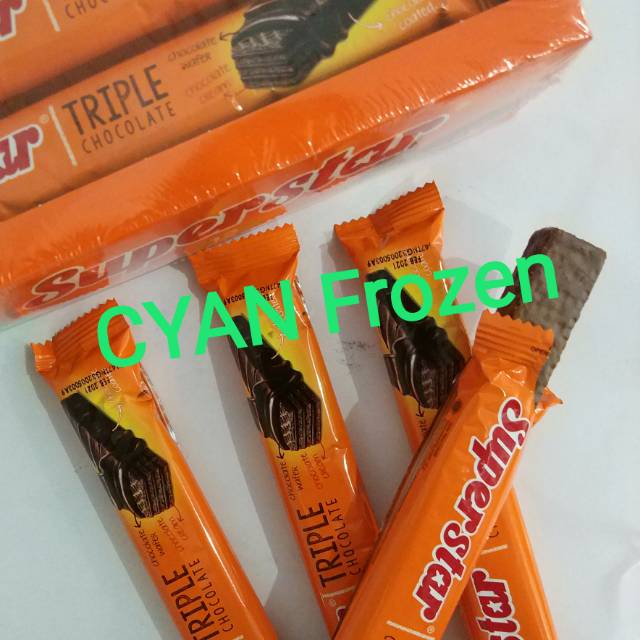 

Roma Wafer Coklat Superstar 6 bungkus (18gr/bungkus)