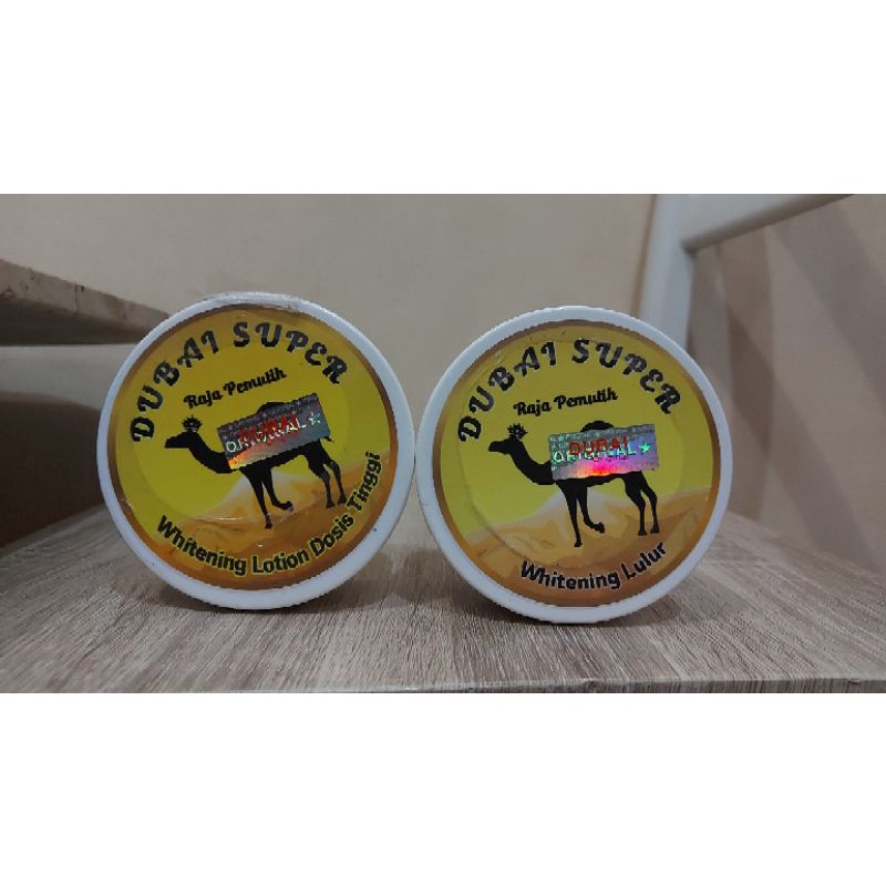 Dubai Super Whitening Lotion+ Whitening Lulur