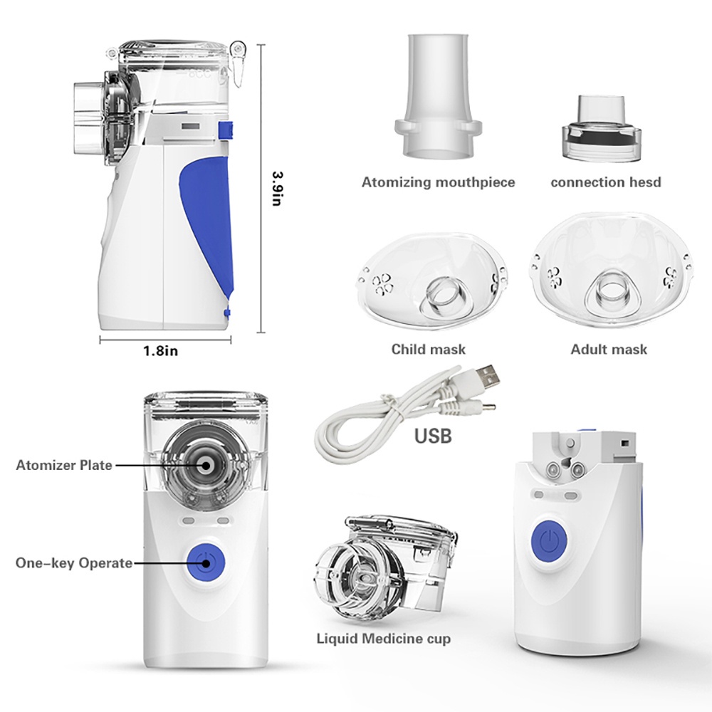 YM-3R9 Mesh Nebulizer High Efficiency Ultrasonic