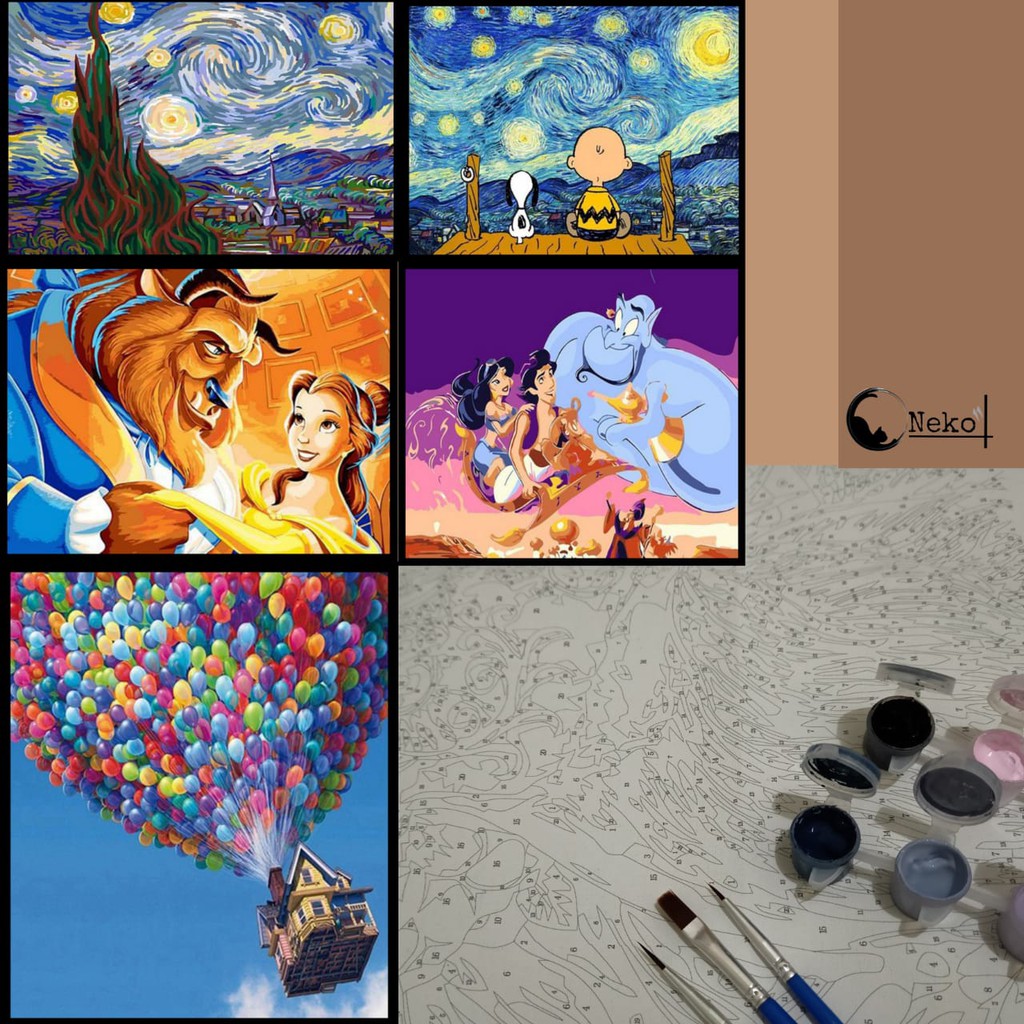 

⭐Oneko⭐ Paint By Number / melukis dengan nomor {40x50cm}