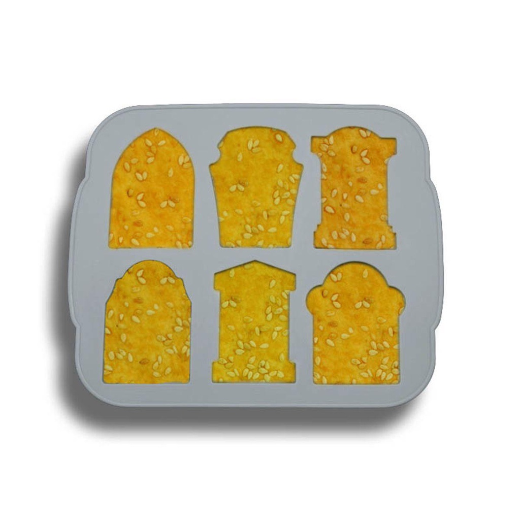 [Elegan] Cetakan Resin Coklat Batu Nisan Makam Silikon Ice Cube Tray
