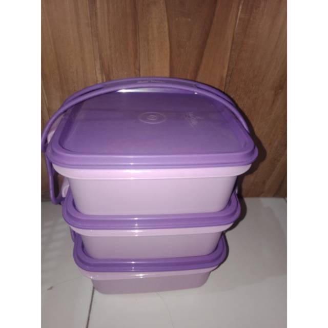 Stack carry and go tulipware/ rantang