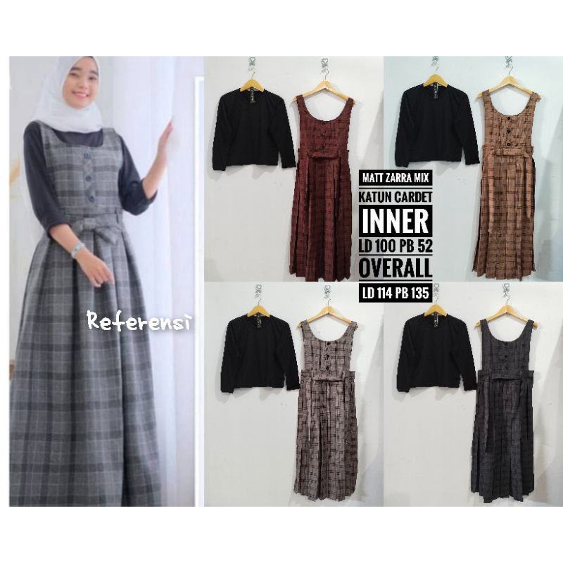 set overall terbaru model Zara by roma