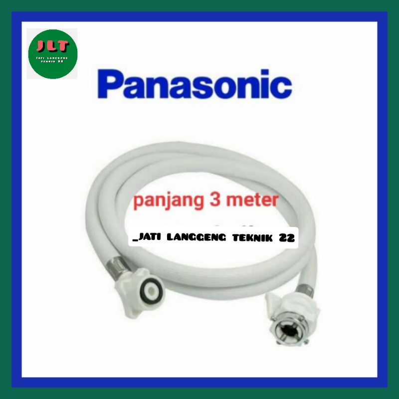 selang inlet 3meter mesin cuci otomatis panasonic