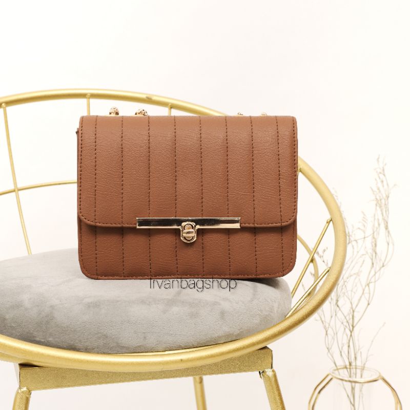 Selempang Wanita  Raina Tali Rantai slingbag Terbaru - Irvanbagshop