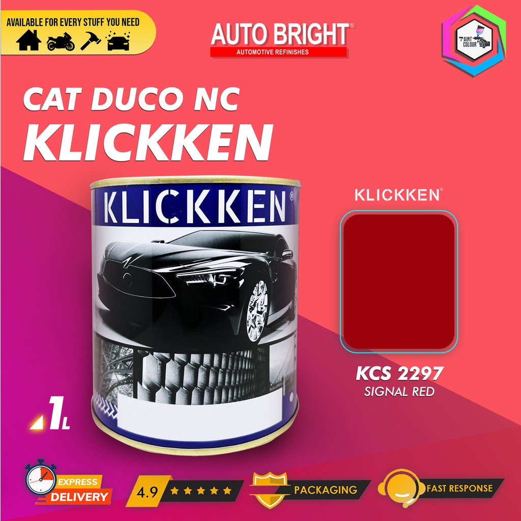 Cat Klickken Automotive Refinishes - Signal Red KCS 2297