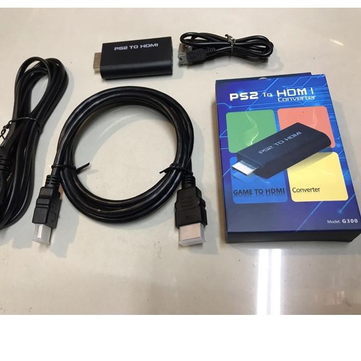 え konverter hdmi / ps2 to hdmi /kabel ps2 paket converter ps hdmi +kabel listrik+kabel hdmi ㋿