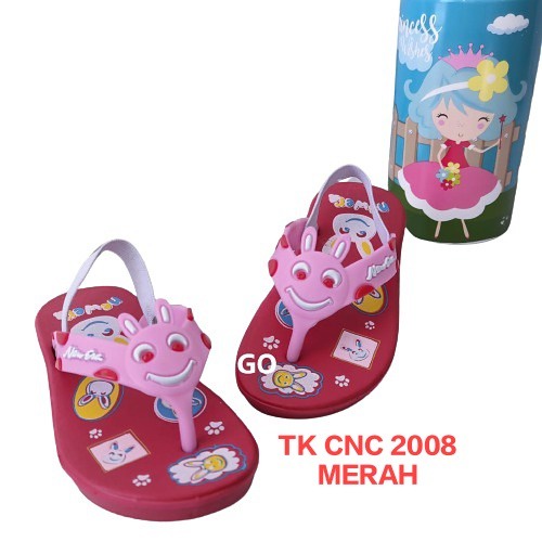 gof NEW ERA TK CNC 2008 Sandal Jepit Karet Anak Perempuan Anti Slip Sendal Karakter Anak Original