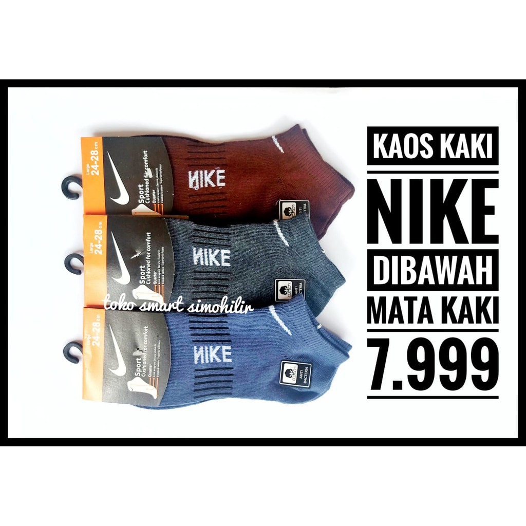 KAOS KAKI SPORT NIKE / KAOS KAKI ADIDAS DIBAWAH MATA KAKI