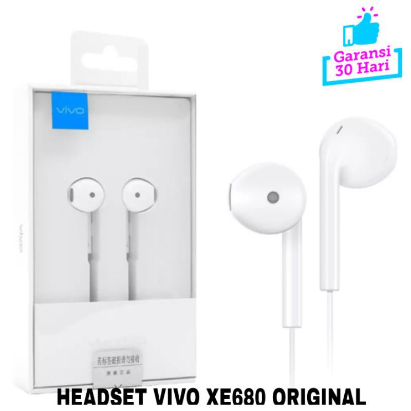 Headset Earphone Vivo ORIGINAL 100% XE680 ORI VIVO