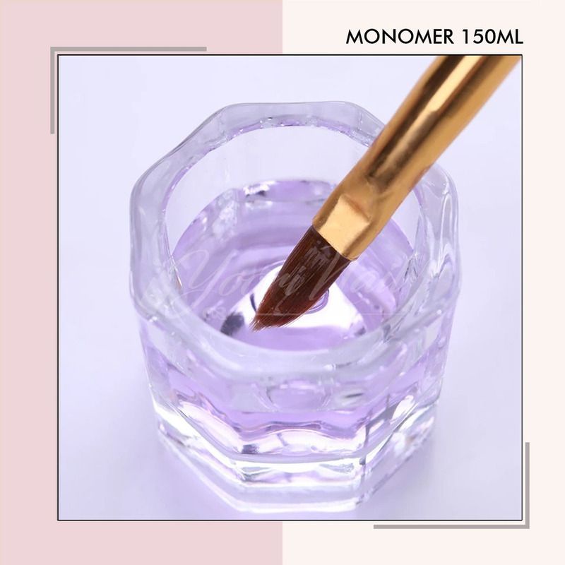 Monomer 150ml cairan acrylic liquid 3d nails campuran akrilik powder