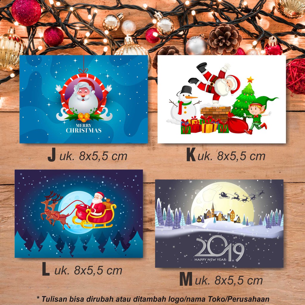 

Hang Tag/Kartu Ucapan/label untuk hadiah natal/Merry Christmas Vol 4