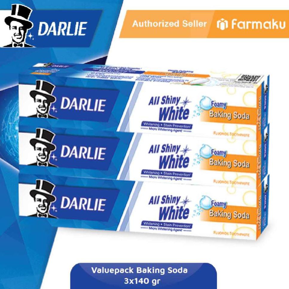 

LOJ Value Pack Darlie All Shiny White Foamy Baking Soda 140 GKodeY7R5
