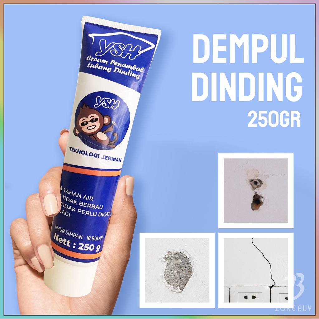 Wall Repair Pasta Dempul Penambal Dinding Cream Instan Water Proof