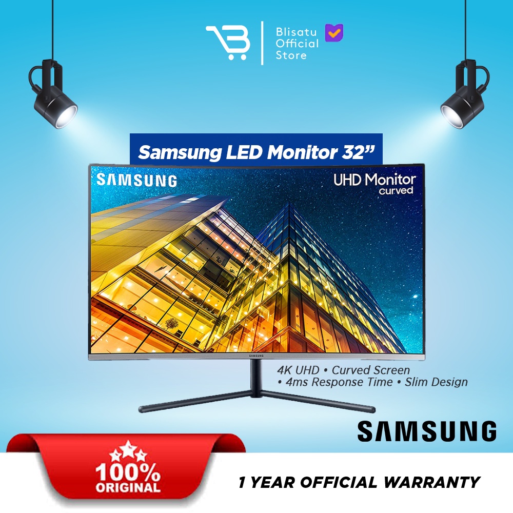 Samsung 32' LU32R590CWEXXD Curved 4K UHD Monitor