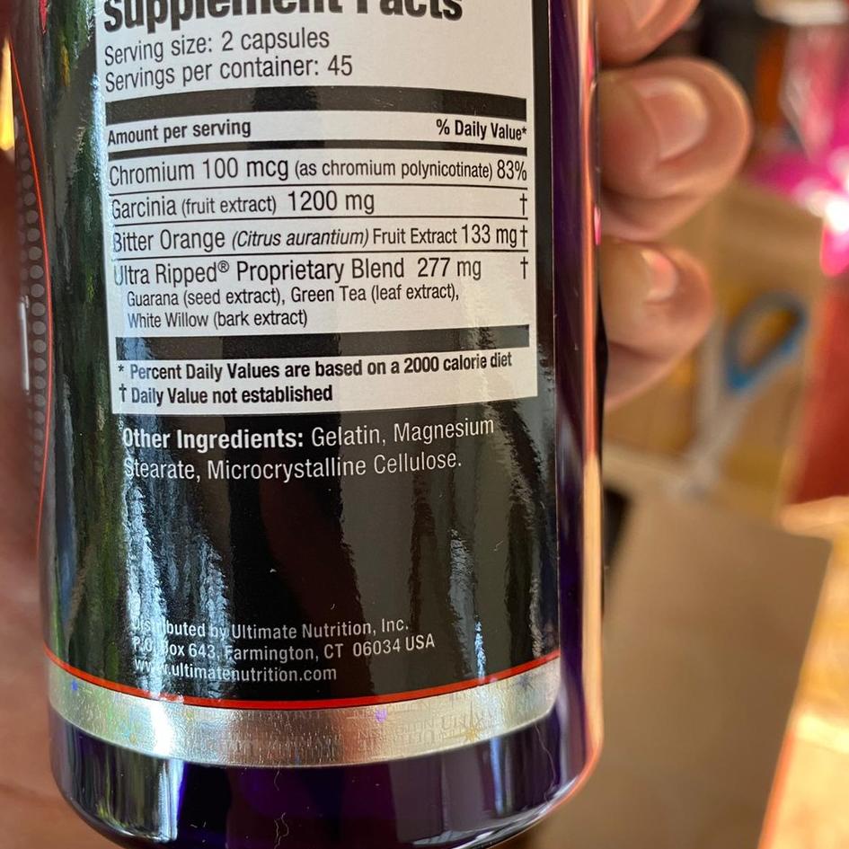 [KODE I7DSB] Ultimate Nutrion Ultra Ripped 90 Caps Kapsul Capsule Fatburner
