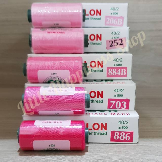 Benang Jahit Yamalon Pink & Ungu