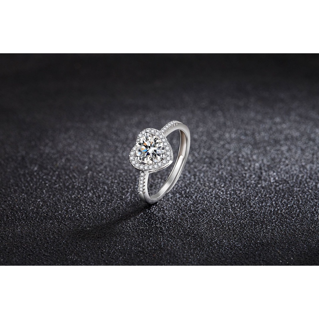 cincin perak 925 original ring for women Adjustable ring Diamond Love Fashion Jewelry/cincin perak