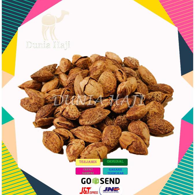 

Kacang Almond Roasted ( Kacang Panggang ) In shell USA /500gr Murah